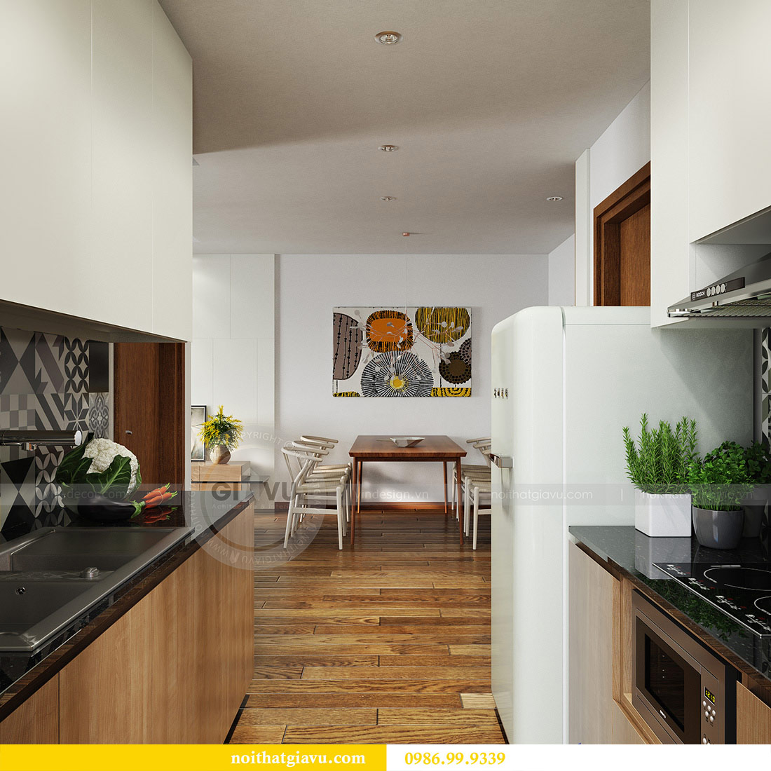 Mẫu thiết kế nội thất chung cư GREEN BAY MỄ TRÌ 3