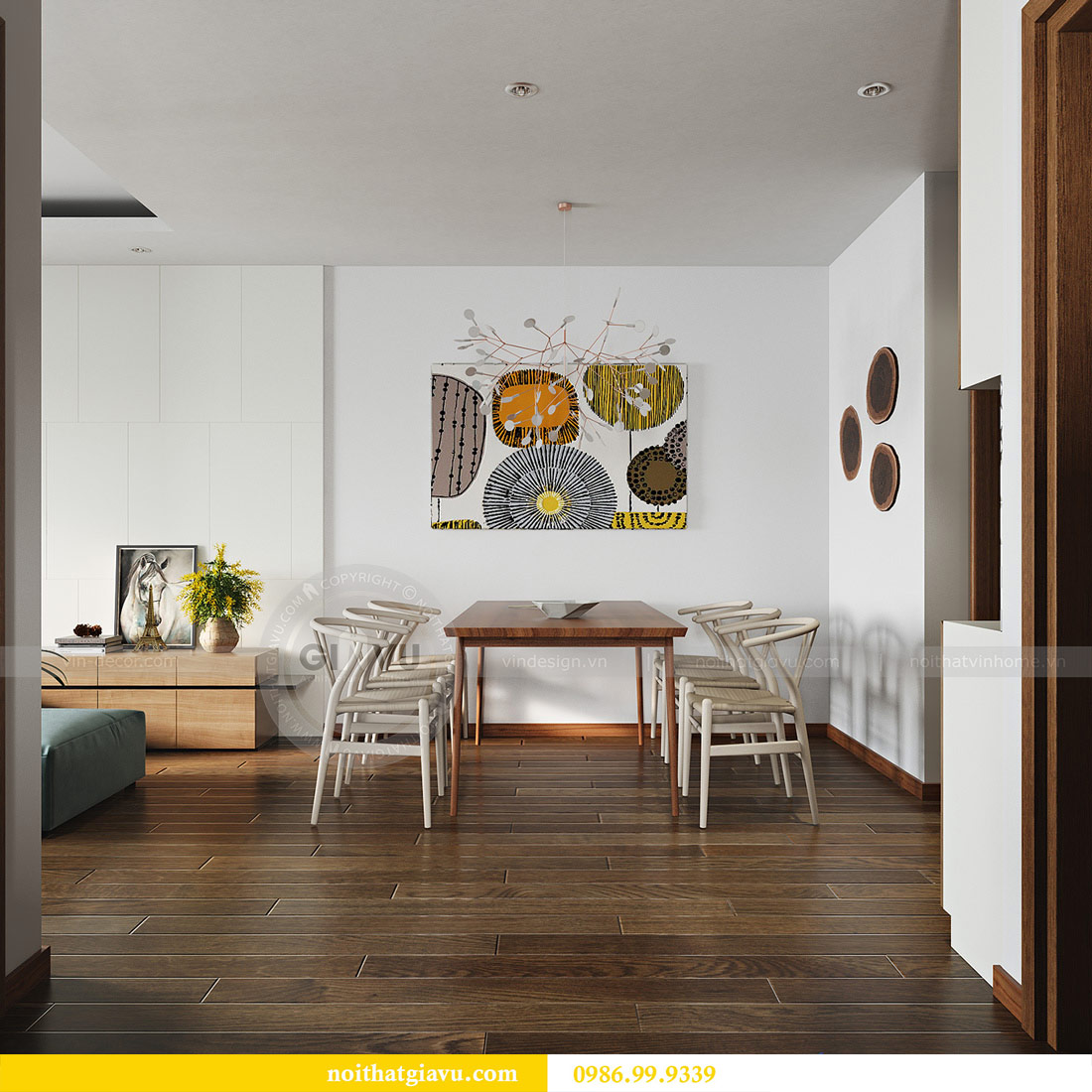 Mẫu thiết kế nội thất chung cư GREEN BAY MỄ TRÌ 6
