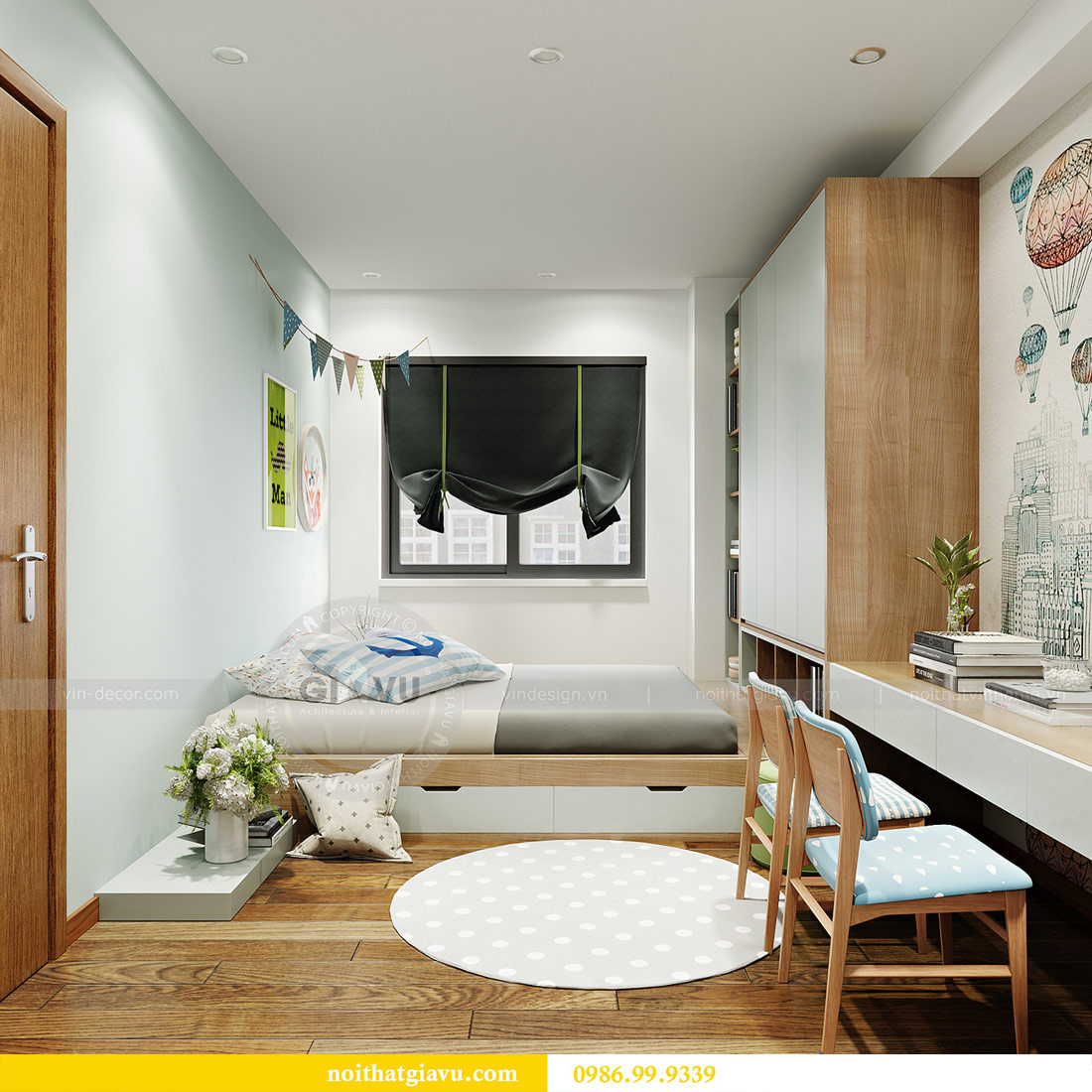 Mẫu thiết kế nội thất chung cư GREEN BAY MỄ TRÌ 7