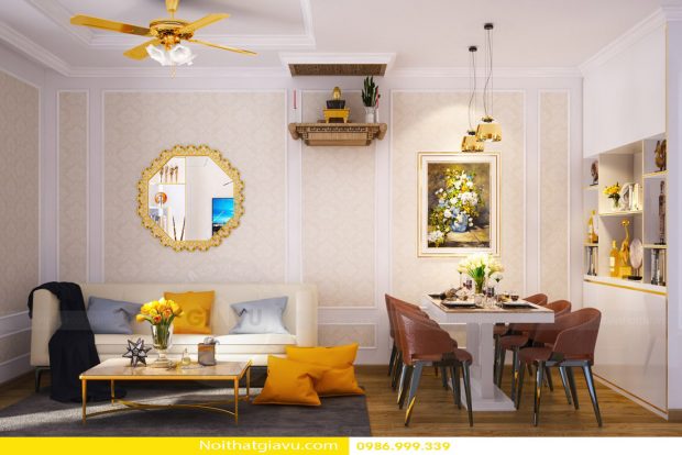 5 mẫu thiết kế nội thất chung cư hiện đại tuyệt đẹp