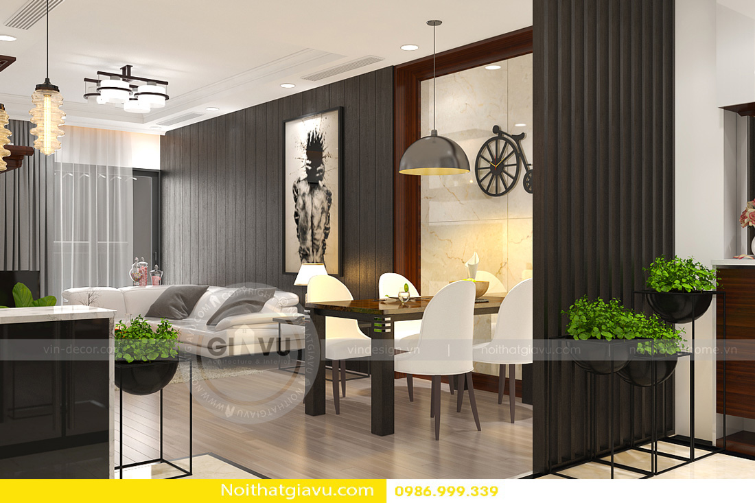 5 mẫu thiết kế nội thất chung cư tuyệt đẹp 5