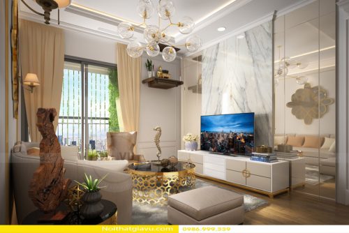 Thi công hoàn thiện nội thất căn hộ chung cư Vinhomes Cầu Diễn Hà Nội