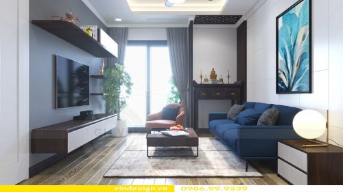 Thiết kế nội thất chung cư Vinhomes Green Bay Mễ Trì – Call 0986999339