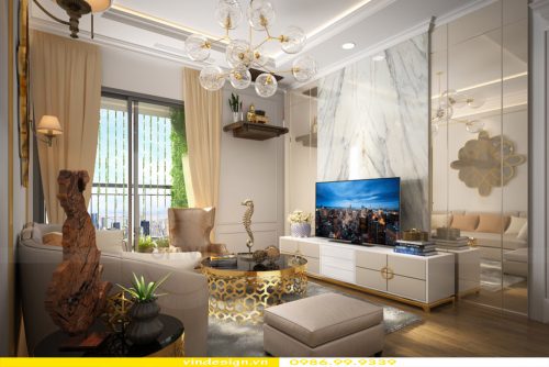 Thiết kế nội thất căn hộ Green Bay – Call 0986999339