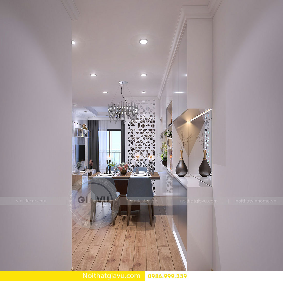 thiết kế nội thất chung cư Vinhomes Gardenia A3 0986999339 01