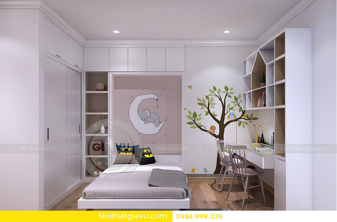 thiết kế nội thất chung cư Vinhomes Gardenia A3 0986999339 09