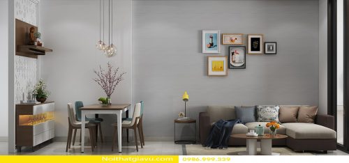 Thiết kế nội thất Gardenia tòa A2 – Call 0986999339