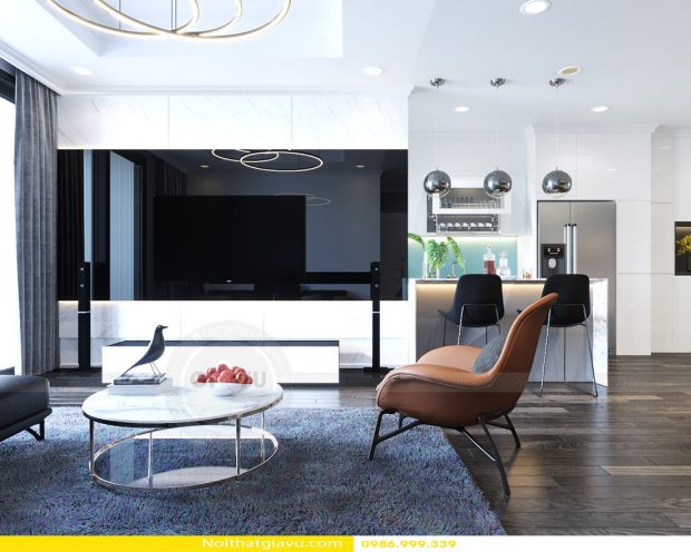Thiết kế nội thất căn hộ Gardenia mang phong cách hiện đại
