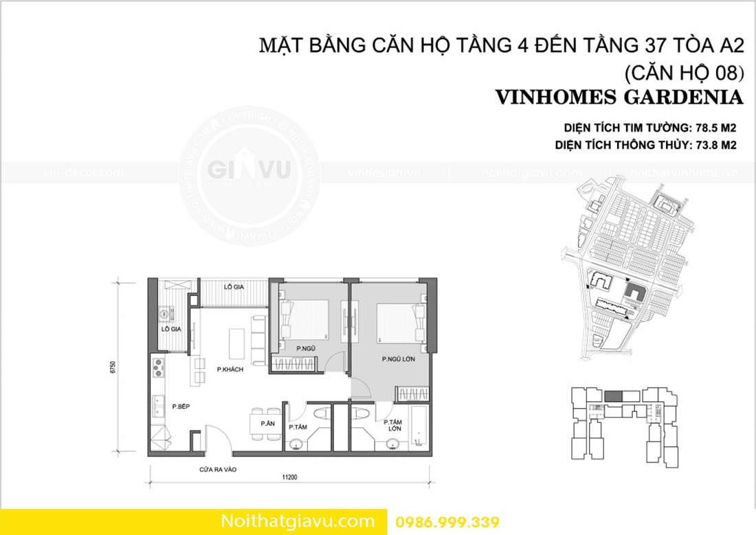 thiết kế nội thất Vinhomes Gardenia phong cách độc đáo 00