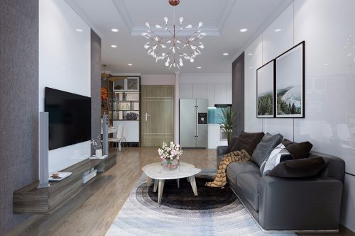 Thiết kế nội thất chung cư Vinhomes Metropolis – Lh 0986999339