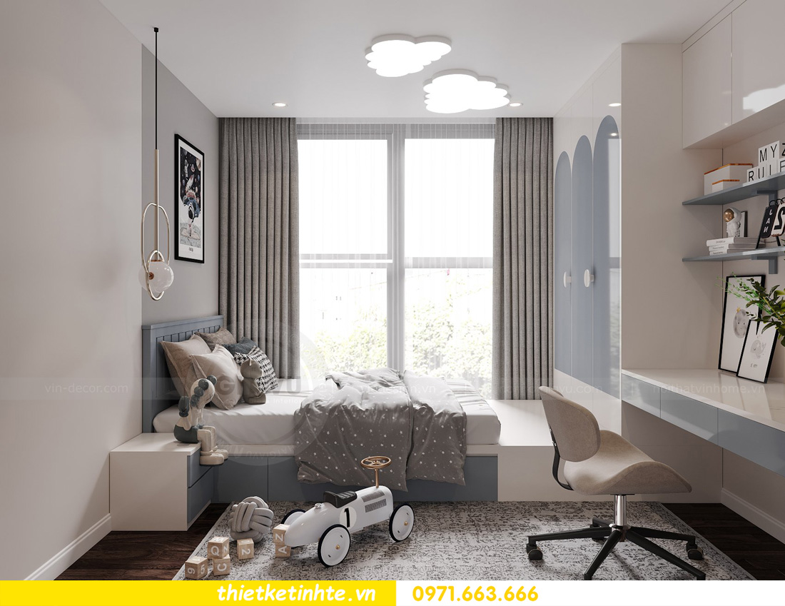 thiết kế nội thất căn hộ Tonkin Vinhomes Smart City 10