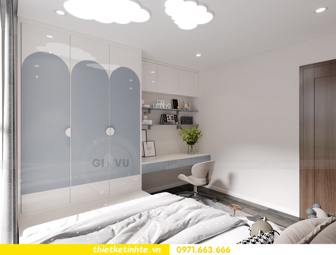 thiết kế nội thất căn hộ Tonkin Vinhomes Smart City 11