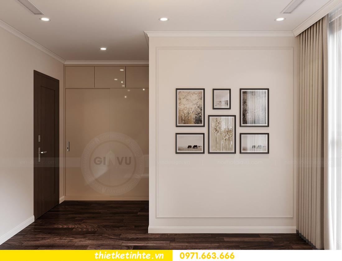 thiết kế nội thất căn hộ Tonkin Vinhomes Smart City 7
