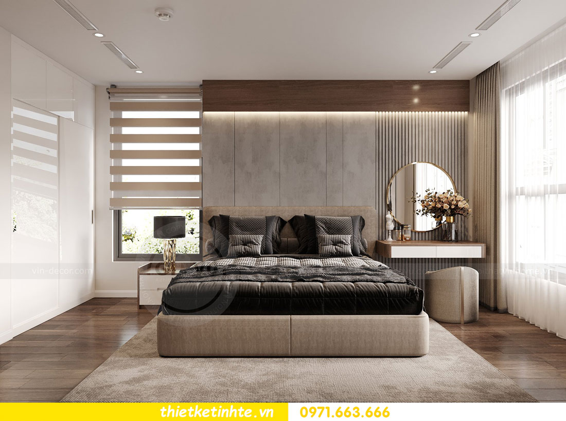 thiết kế nội thất chung cư Vinhomes Gardenia 120m2 11