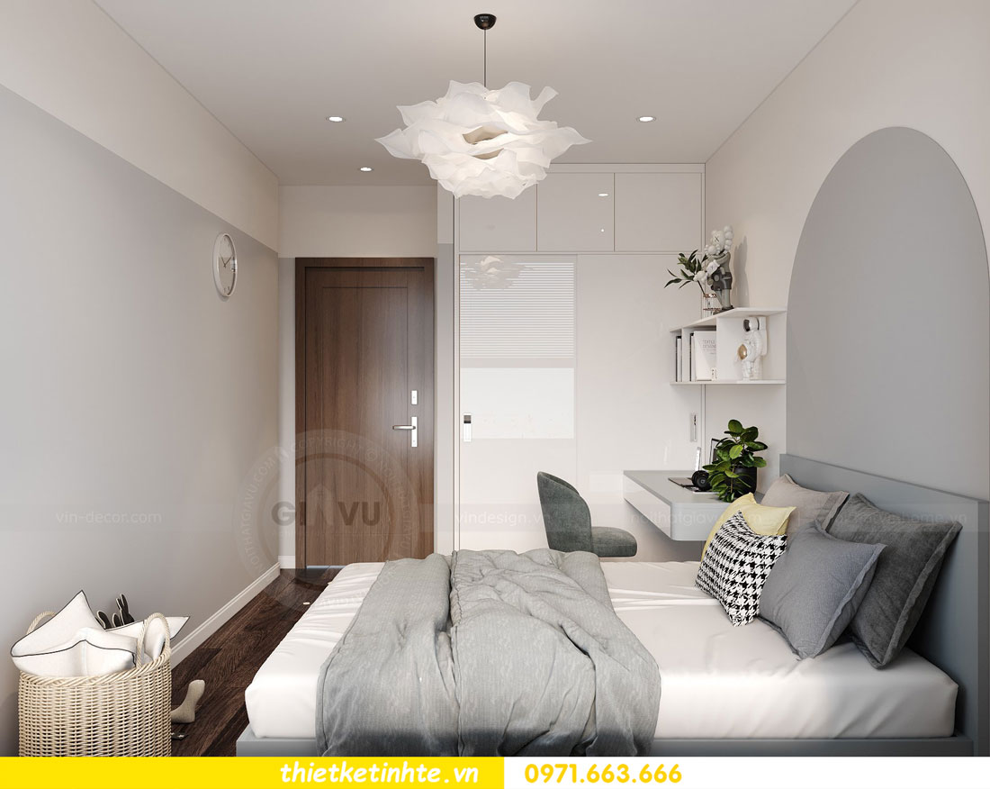 thiết kế nội thất chung cư Vinhomes Gardenia 120m2 15