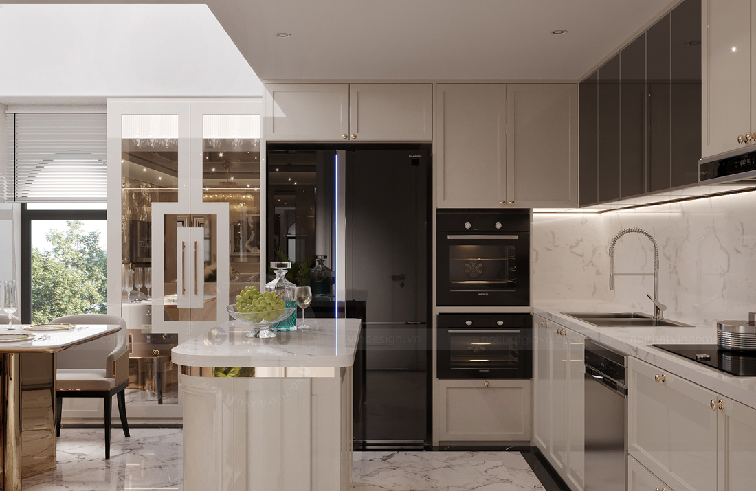 thiết kế hoàn thiện biệt thự liền kề Dương Nội 6