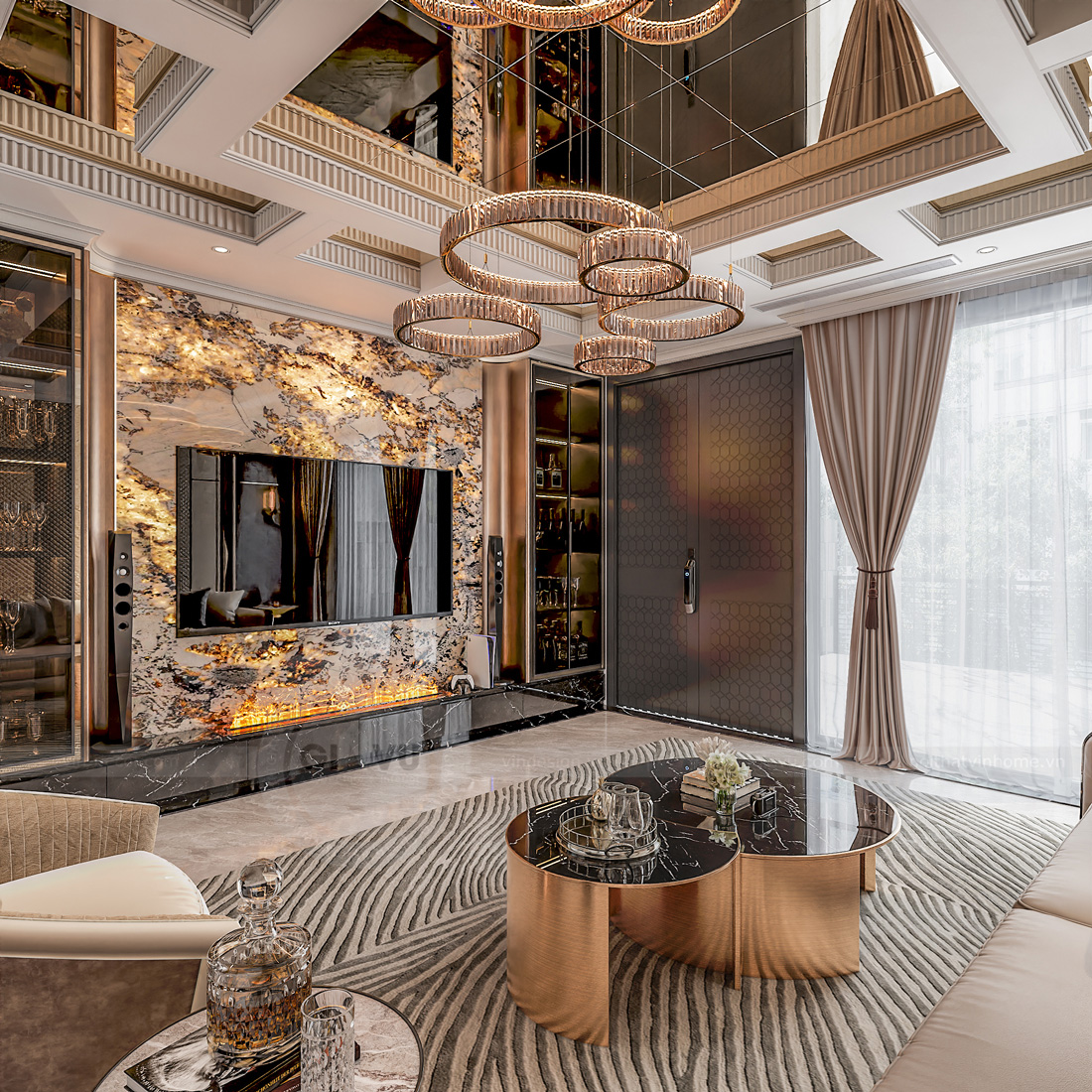 thiết kế thi công biệt thự An Vượng Villa Dương Nội anh Cầu 2