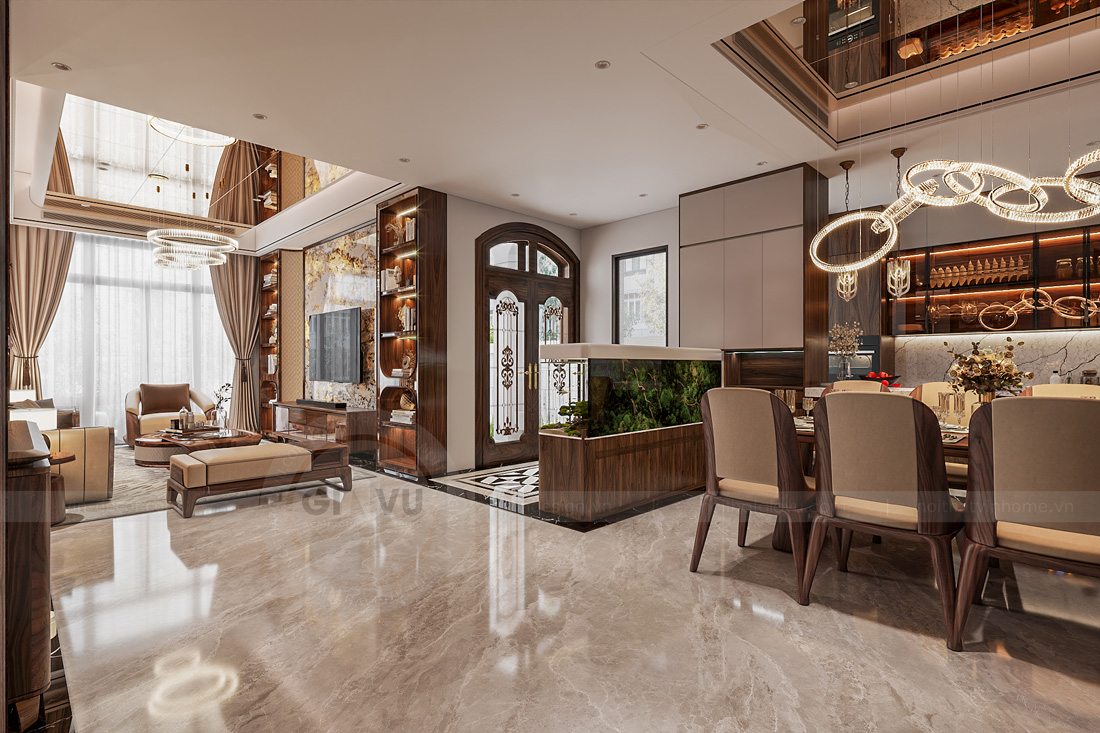 thiết kế thi công biệt thự Vinhomes Ocean Park 2 anh Đức 11