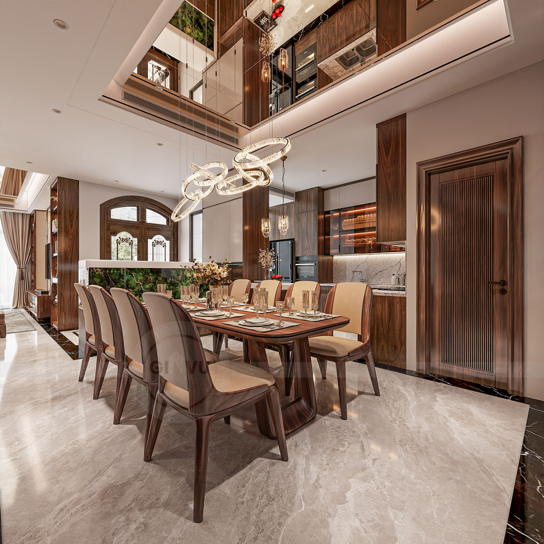 thiết kế thi công biệt thự Vinhomes Ocean Park 2 anh Đức 13