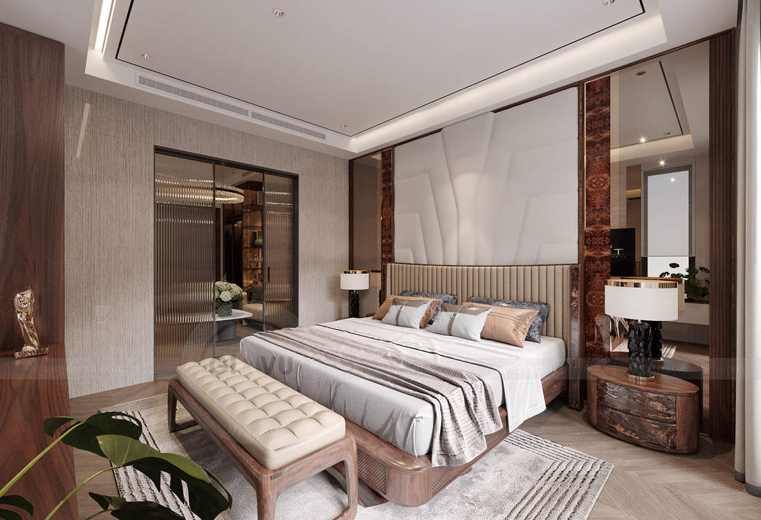thiết kế thi công biệt thự Vinhomes Ocean Park 2 anh Đức 19