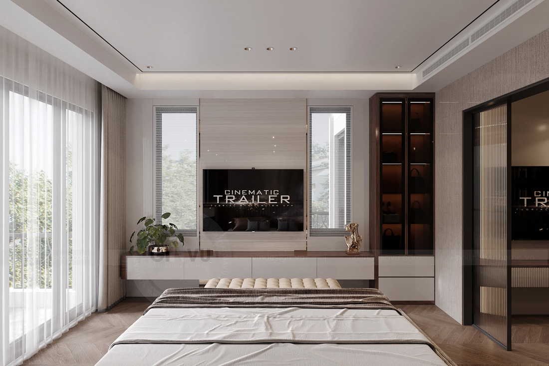 thiết kế thi công biệt thự Vinhomes Ocean Park 2 anh Đức 20
