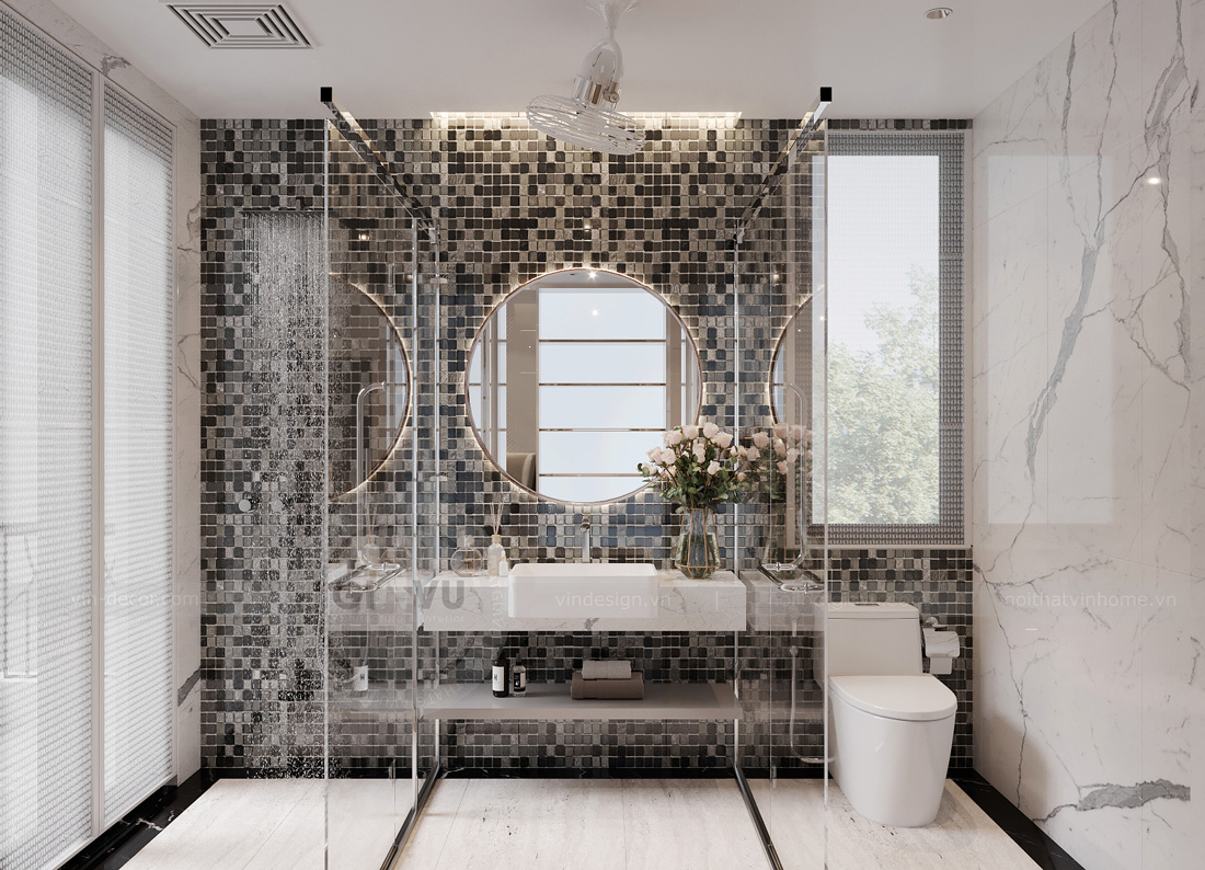 thiết kế thi công biệt thự Vinhomes Ocean Park 2 anh Đức 35