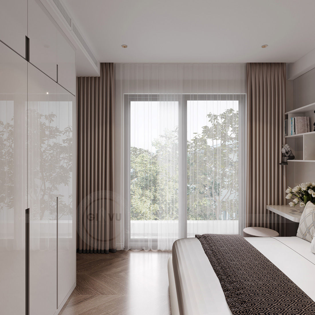 thiết kế thi công biệt thự Vinhomes Ocean Park 2 anh Đức 38