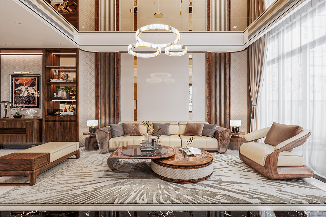 thiết kế thi công biệt thự Vinhomes Ocean Park 2 anh Đức 6