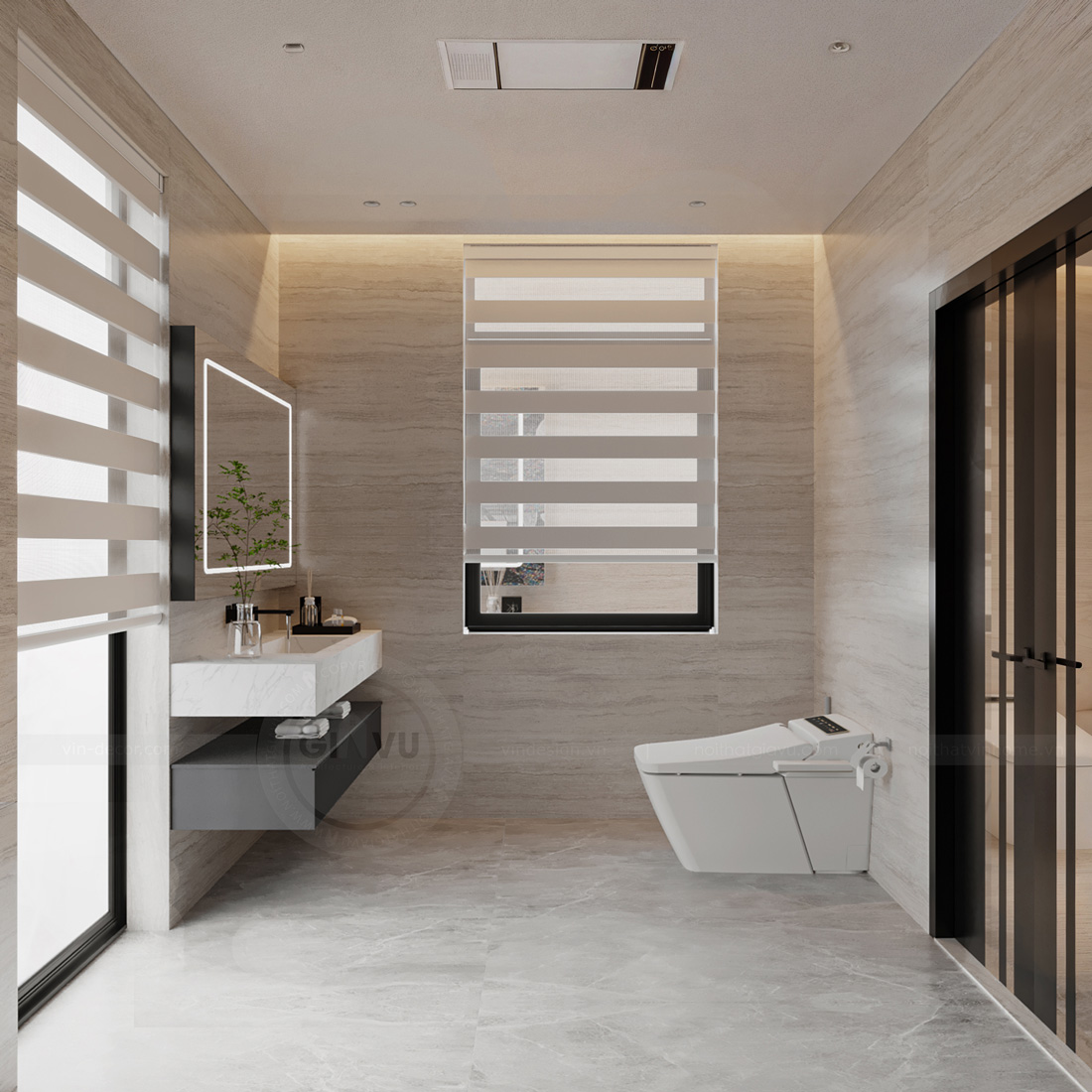 thiết kế biệt thự 3 tầng hiện đại tại Vĩnh Phúc 20