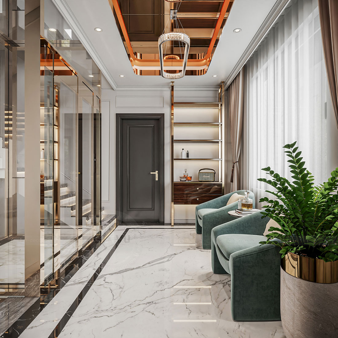 thiết kế nội thất biệt thự Solasta Mansion Dương Nội B 15