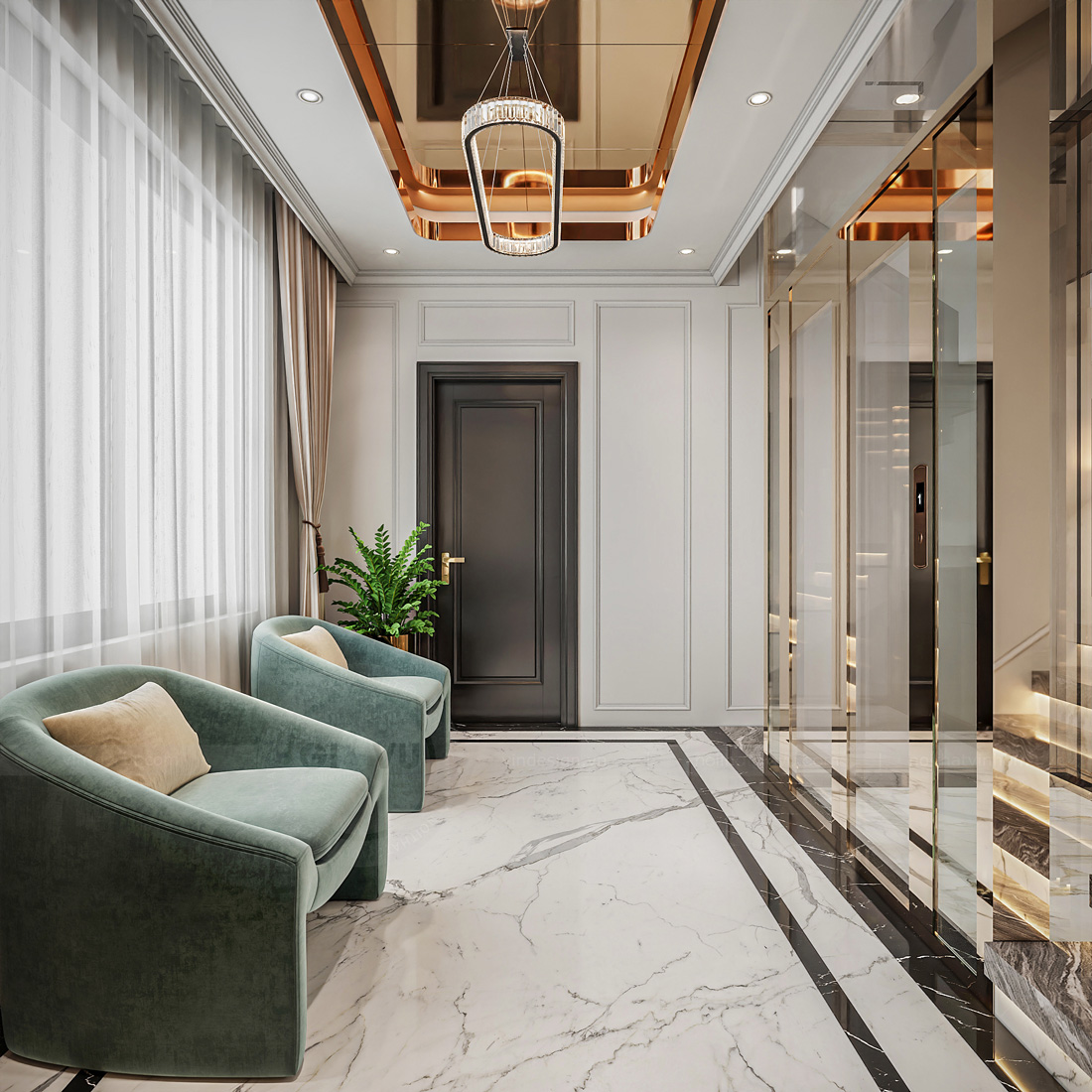 thiết kế nội thất biệt thự Solasta Mansion Dương Nội B 16