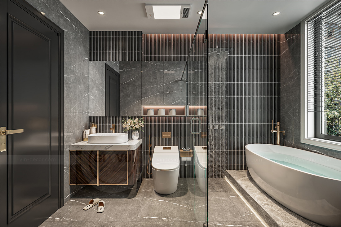 thiết kế nội thất biệt thự Solasta Mansion Dương Nội B 20