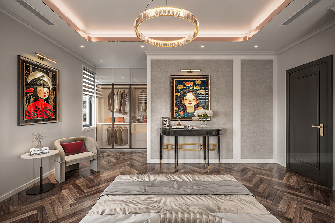 thiết kế nội thất biệt thự Solasta Mansion Dương Nội B 22