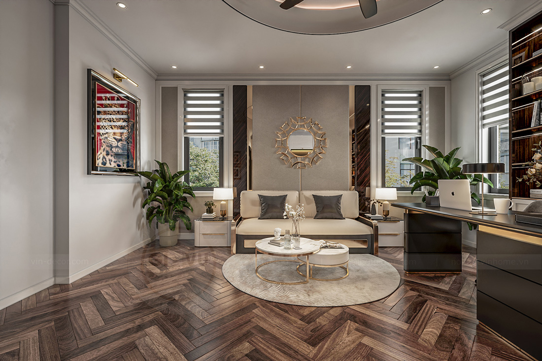 thiết kế nội thất biệt thự Solasta Mansion Dương Nội B 27