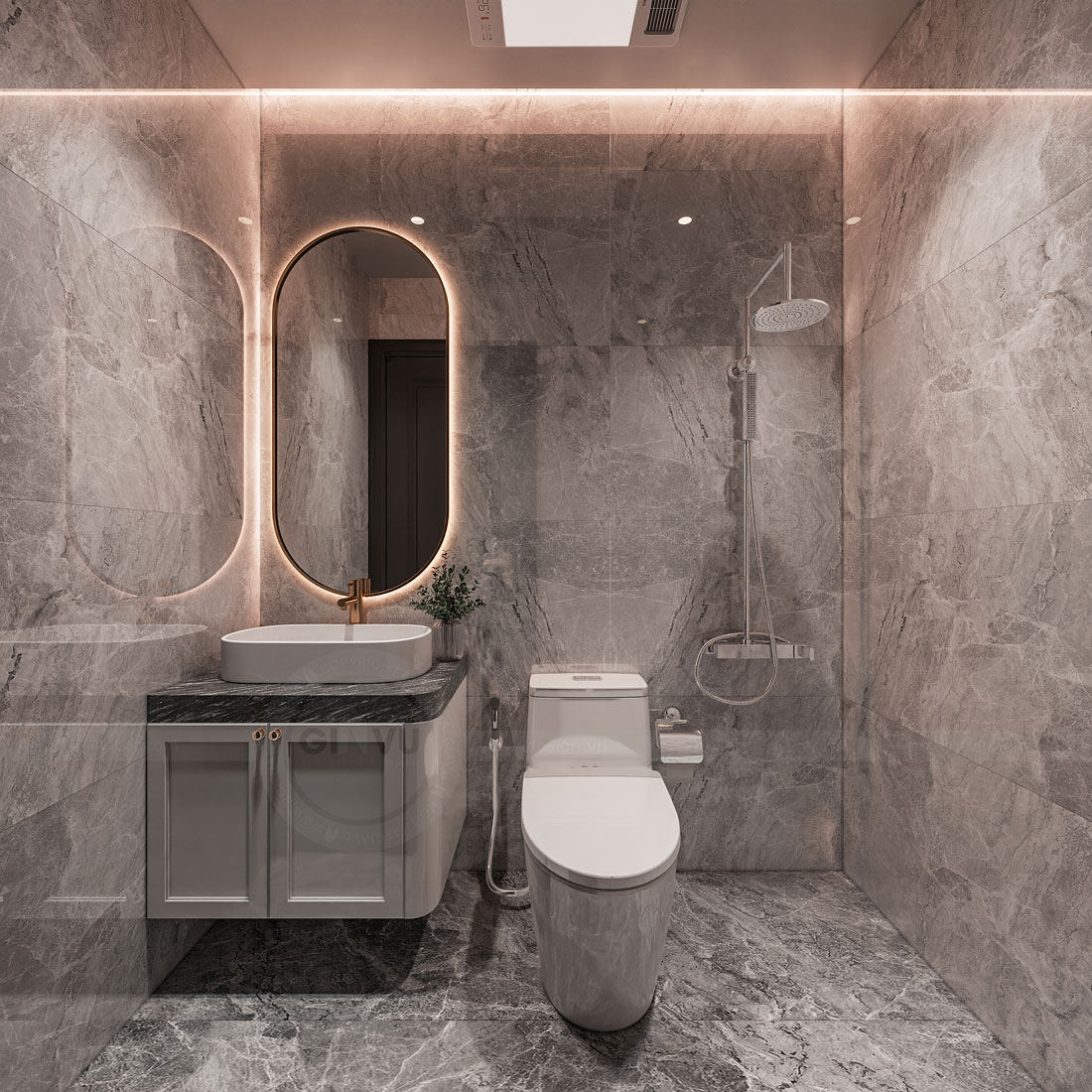 thiết kế nội thất biệt thự Solasta Mansion Dương Nội B 31