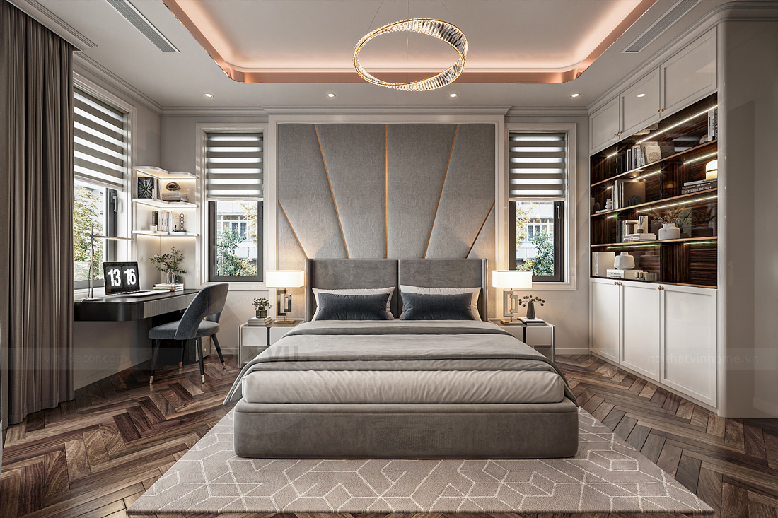 thiết kế nội thất biệt thự Solasta Mansion Dương Nội B 33
