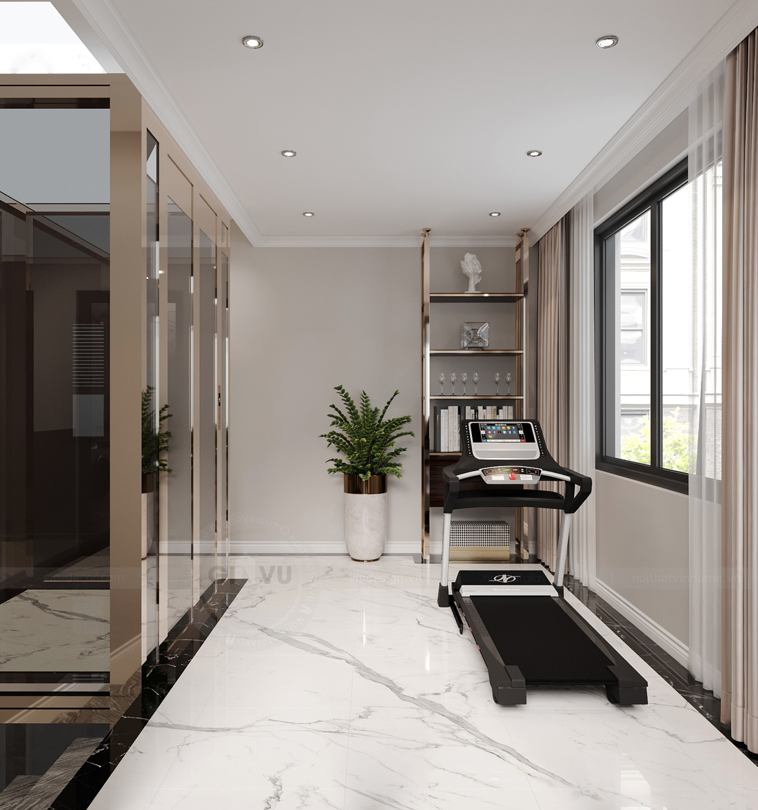 thiết kế nội thất biệt thự Solasta Mansion Dương Nội B 37