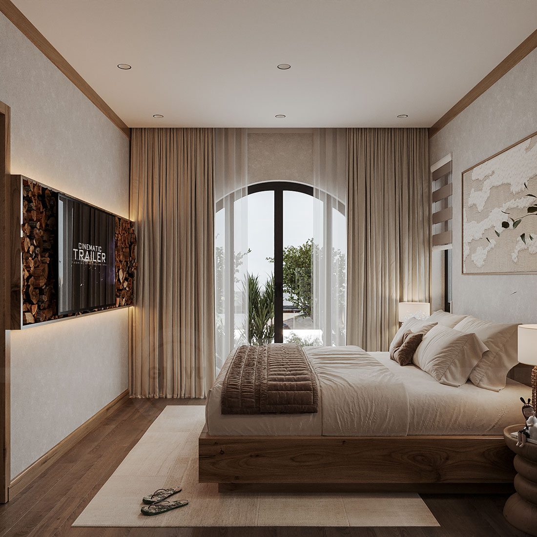 thiết kế nội thất phong cách Địa Trung Hải biệt thự Lagecy Hill 39