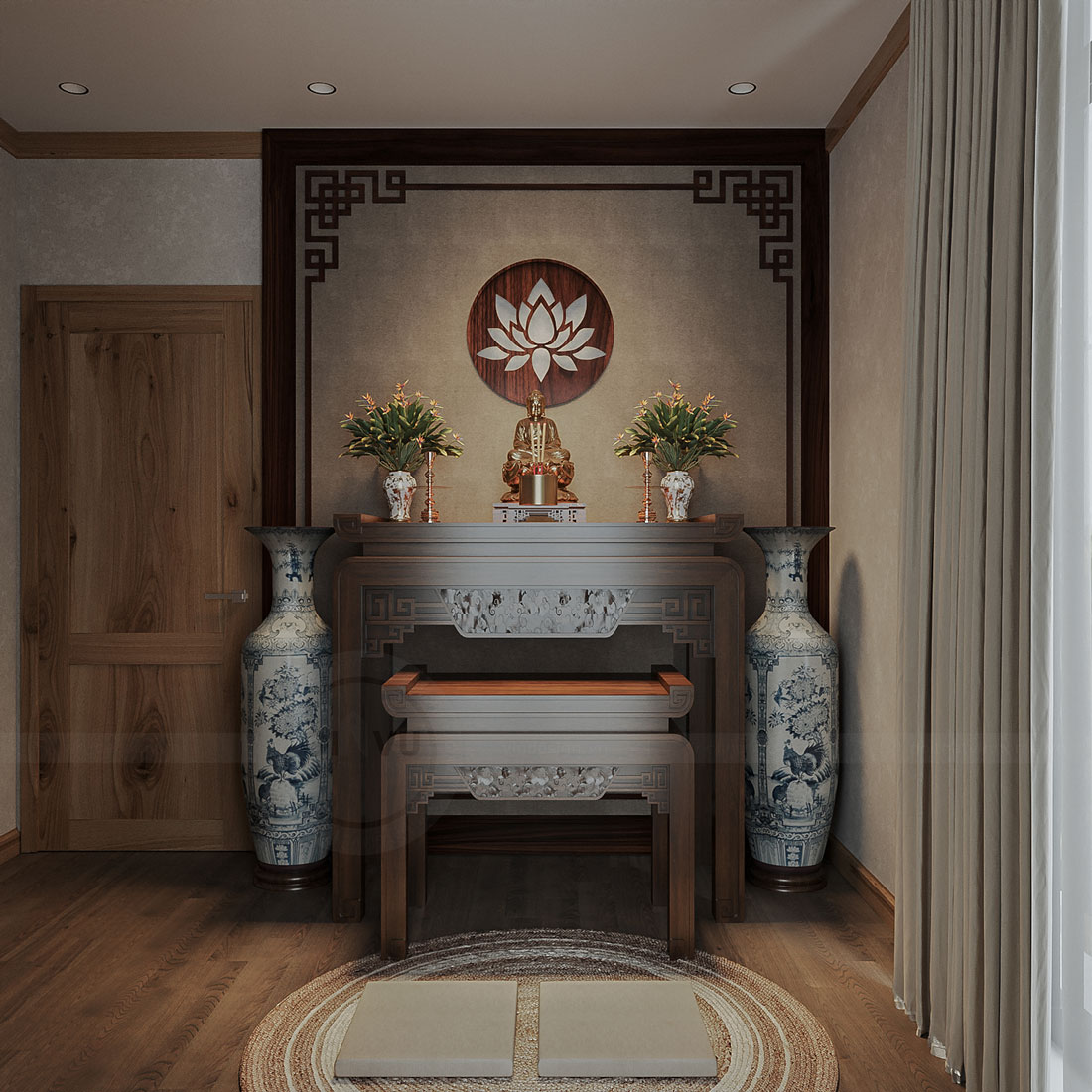 thiết kế nội thất phong cách Địa Trung Hải biệt thự Lagecy Hill 41
