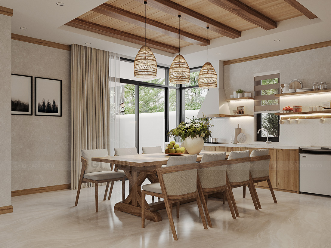 thiết kế nội thất phong cách Địa Trung Hải biệt thự Lagecy Hill 8