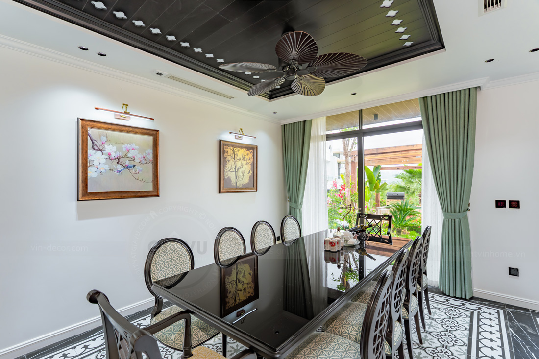 Bàn giao nội thất biệt thự Lagecy Hill Lương Sơn Hòa Bình 350m2 12