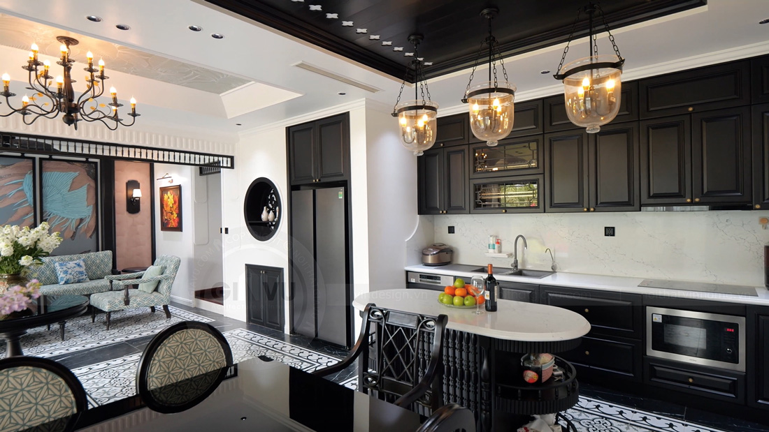 Bàn giao nội thất biệt thự Lagecy Hill Lương Sơn Hòa Bình 350m2 14