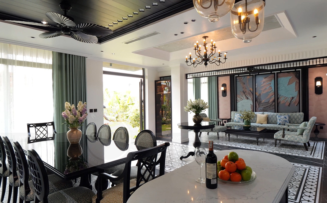 Bàn giao nội thất biệt thự Lagecy Hill Lương Sơn Hòa Bình 350m2 16