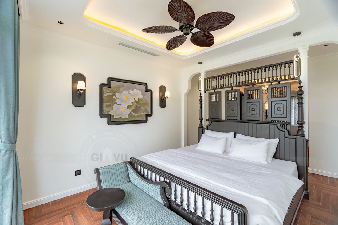 Bàn giao nội thất biệt thự Lagecy Hill Lương Sơn Hòa Bình 350m2 17