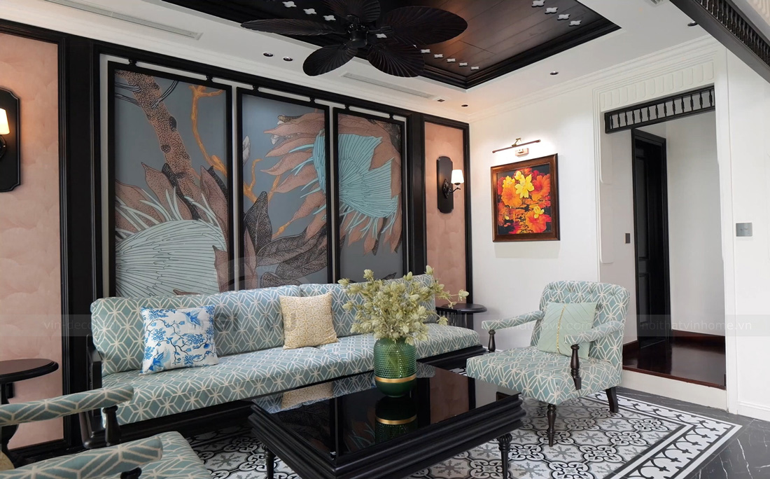 Bàn giao nội thất biệt thự Lagecy Hill Lương Sơn Hòa Bình 350m2 9