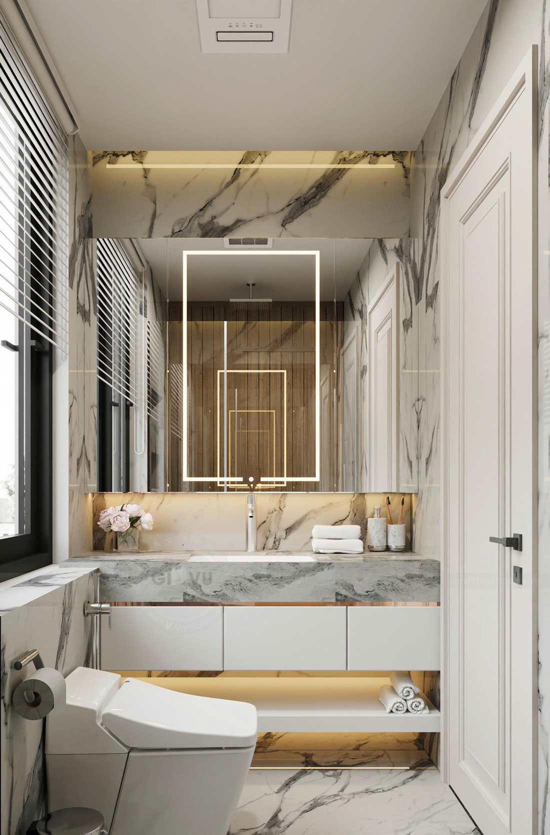 thiết kế biệt thự liền kề Vinhomes Cổ Loa căn 70m2 38