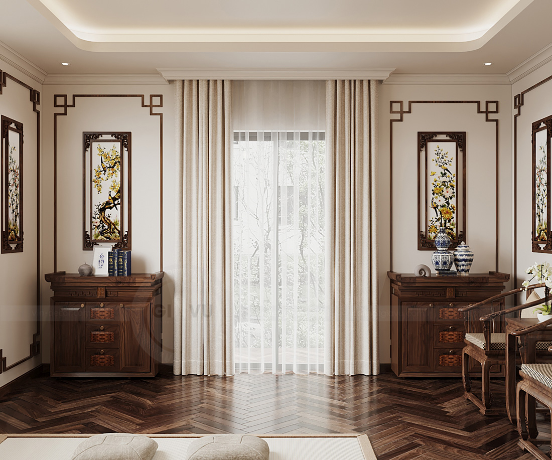 thiết kế biệt thự liền kề Vinhomes Cổ Loa căn 70m2 40