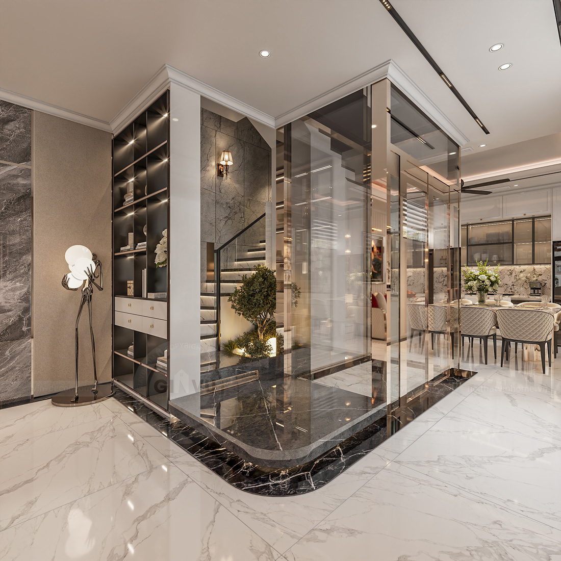 thiết kế biệt thự liền kề Vinhomes Cổ Loa căn 70m2 5