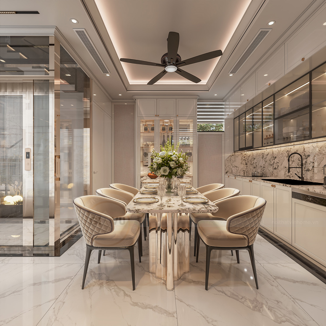 thiết kế biệt thự liền kề Vinhomes Cổ Loa căn 70m2 7