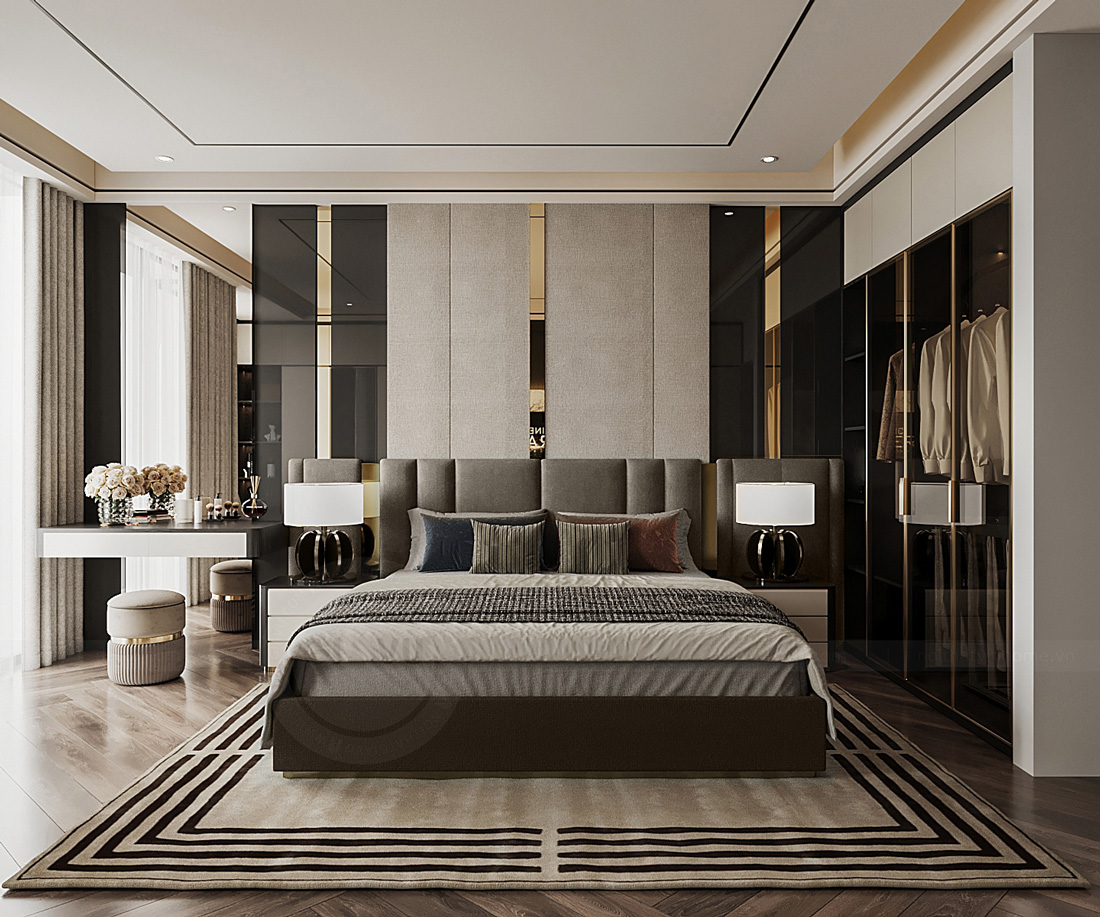 thiết kế nhà phố 5 tầng hiện đại diện tích 100m2 22